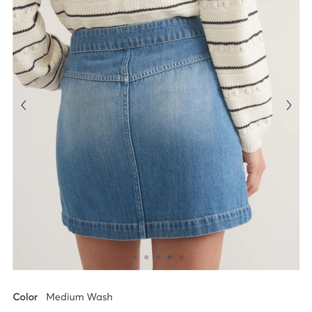 NWT Marine Layer Emilia Mini Denim Skirt - Picture 3 of 8